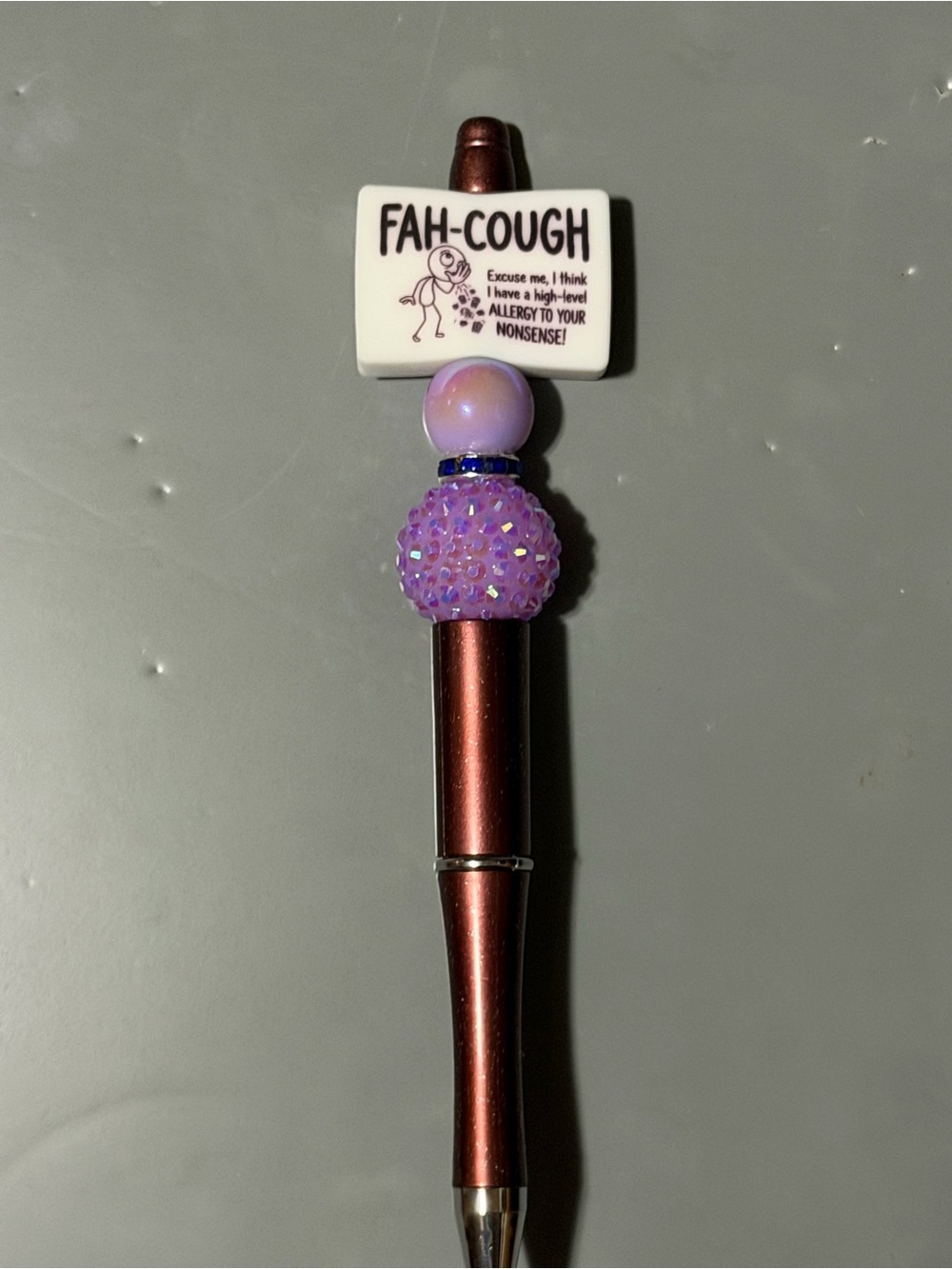 Fah-Cough funny pen